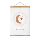 Obraz tkaniny Eid Mubarak półksiężyc