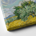 Obraz na płótnie van Gogh - Pole pszenicy z cyprysami