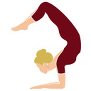 Muursticker Yoga Pose IV