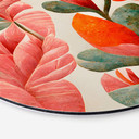 Vægcirkel Treechild - Indian Rose – print på aluminium (Alu-Dibond)