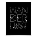 Plakat - strzałki Wanderlust