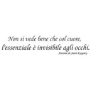 Wallsticker - Non si vede bene che col cuore