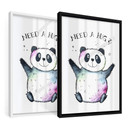 Plakat Hagenmeyer - Szczęśliwa panda