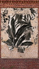 Graffiti brązowo-beżowy - Fototapeta włókninowa Industrial Livingwalls - matowa i gładka