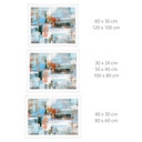 Poster Gioco di Colori Astratto Blu Arancione - Cheney