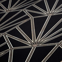 Daniel Hechter Papier peint géométrique Noir, Bronze, Blanc 