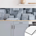 Rivestimento cucina Blocchi di cemento 3D