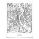 Plakat mapa miasta Kolonia