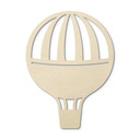 Dekoracja drewniana topola - balon na uwięzi