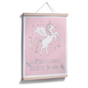 Plakat Kvilis - Unicorn always believe in you - Jednorożec ze skrzydłami