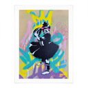 Poster Ballerine avec Graffiti de Football - Habib