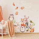 Wallsticker - Kvilis - Søde skovdyr sæt