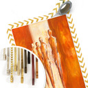 Poster - Schüßler - Quatre personnages orange 02