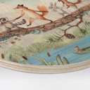 Houten Wanddecoratie Dierenuitstapje in de Natuur - Oliver Robins - Rond