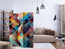 Rumdeler - Farverigt patchwork, 3-delt