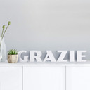 Litera ozdobna 3D Grazie