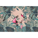 Livingwalls papier peint photo ARTist Toucans Paradise avec Jungle et toucans beige