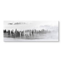 Stampa su vetro acrilico Xu - Foggy Forest