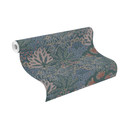 Rasch papier peint intissé, papier peint à motifs Sophia bleu gris
