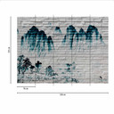 Stone MountainWall tapet i gråhvid - non-woven tapet Designwalls 2 - 2,55 x 3,5 m