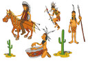 Wallsticker Mega Pakke Indianere