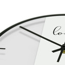Glas Wanduhr Love - Rund Ø30 cm
