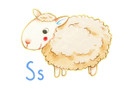 Muursticker Loske S is van Schaap