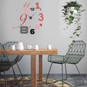 Sticker mural - Horloge changing typography