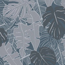 palmetapet grå antracit - tapet jungle - designer tapet palmeblade