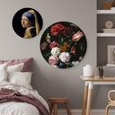 Tableau sur alu-Dibond rond Vermeer & de Heem (set 2 pièces)