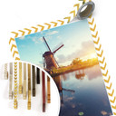 Plakat holenderski wiatrak
