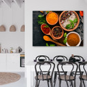 Canvasbillede, Aromatiske urter til køkkenet