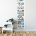 Wallsticker -  I am not your friend - I am your parent