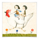 Poster - Loske - Poule en voyage