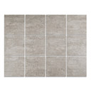 Autocollants pour carreaux béton gris clair, aspect béton, film pour meubles, film pour salle de bain, crédence de cuisine