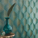 3D Tapete, Mustertapete Fashion for Walls 4 von Guido Maria Kretschmer grün