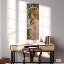 Obraz tkaniny Mucha - Pióro - Panorama
