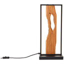 Tischleuchte Elea, braun, 50 x 22 cm, Holz Innenleuchte