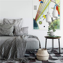Zelfklevende Poster Kandinsky - Connection