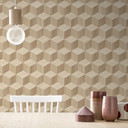 Papier peint intissé Rasch, papier peint à motifs Salsa beige clair