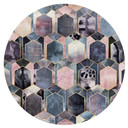 Muursticker Fredriksson Rond - Pink Dream