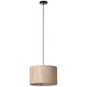 Pendelleuchte Valentin, braun, 120 x 35 cm, Seegras Pendellampe