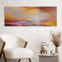 Wandbild Sonnenlicht - Schmucker - Panorama - Alu-Dibond