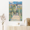 Billede Monet - Monets have i Vétheuil – print på aluminium (Alu-Dibond)
