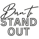 Wallsticker Spiegel Sticker Born to stand out