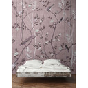 Fotomural Paredes de Patel 3 Tea Room 3 morado, blanco, gris