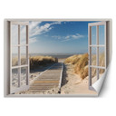 Fototapete Fensterblick Abstieg zum Strand
