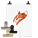 Plakat - Yoga fox 01