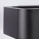 Außenwandleuchte Ida, schwarz,5 x 22 cm, Metall Außenleuchte