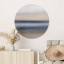 Wandbild Rotko Ash - Abstrakter Horizont - Sir Edward x Grigory Gladarev - Alu-Dibond Rund